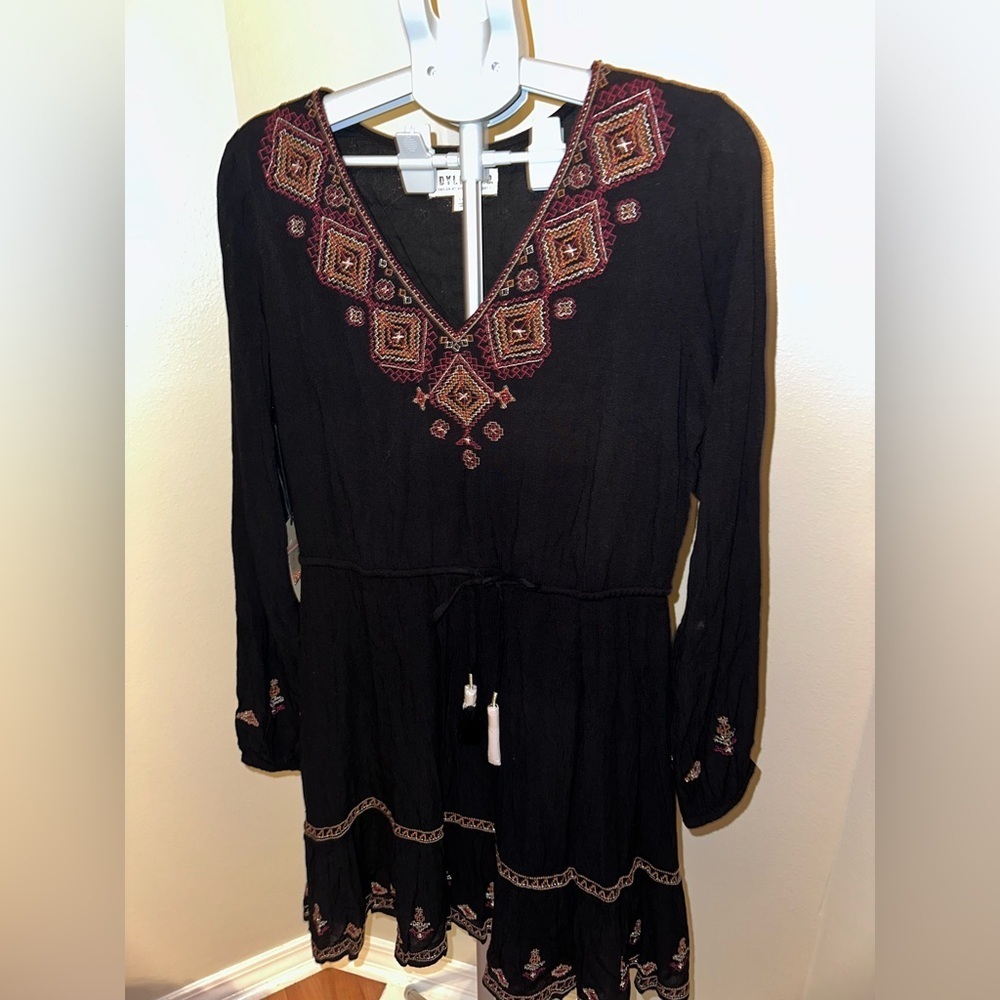 IDYLLWIND by Miranda Lambert Black Hurst Embroidered Mini Dress - Picture 11 of 13